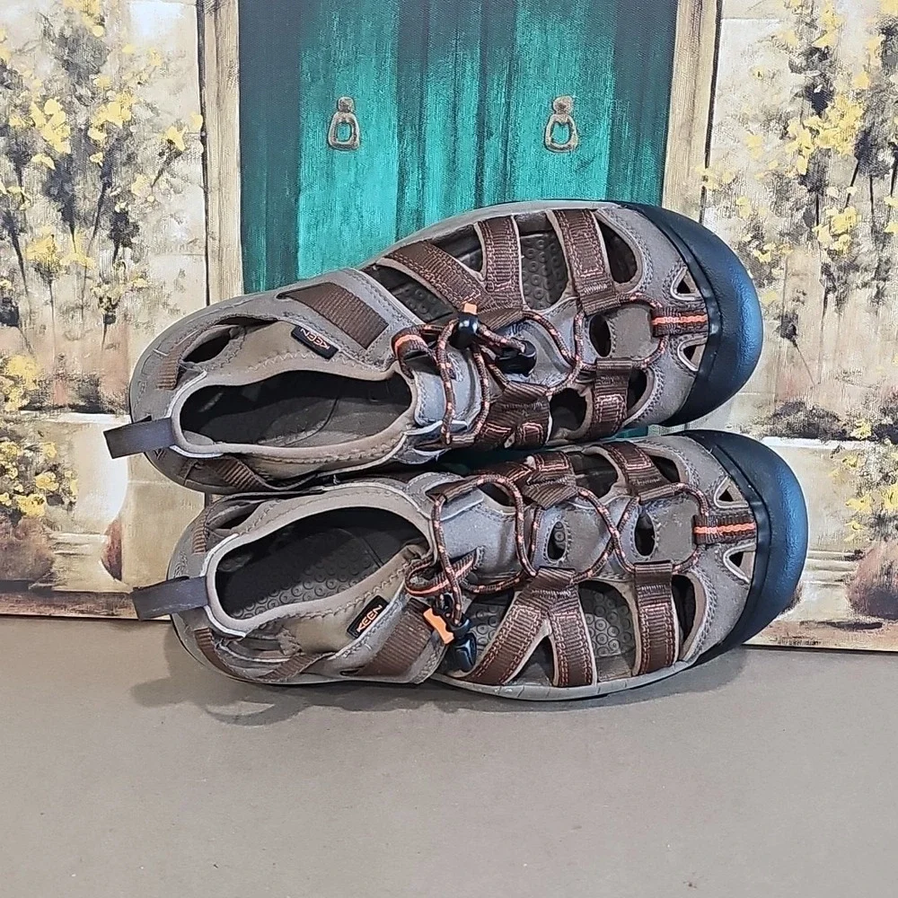 KEEN Owyhee Brown Athletic Hiking Multisport Sandal US 10